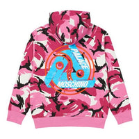 حقيبة كروس أوفر PALACE x Moschino بنمط تجريدي وردي وأحمر ZCA170213171181