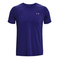 Under Armour Rush Emboss Short Sleeve T-Shirt 'Blue' 1376790-468
