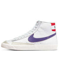 حذاء Nike Blazer Mid '77 Vintage 'Mismatched Basketball Leather Swooshes White' DQ7777-100