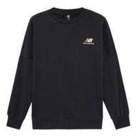 New Balance Sport Logo Print Sweatshirt Asia Sizing 'Black' AMT23349-BK