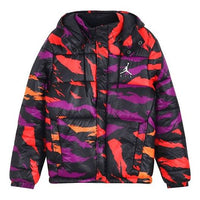جاكيت Air Jordan Jumpman Air Short بغطاء رأس مبطن ومموه BQ5696-551