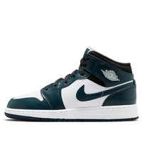 (GS) حذاء Air Jordan 1 Mid 'Armory Navy' 554725-411