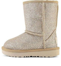 شورت UGG Classic II لامع (للأطفال الكبار) ذهبي 1111852K-GOLD