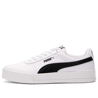 (WMNS) حذاء رياضي من القماش من PUMA Carina باللون الأبيض/الأسود 368669-01