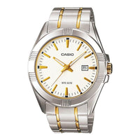 CASIO Analog Watch 'White Gold Silver' MTP-1308SG-7A