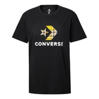 (WMNS) تيشيرت Converse Clash Applique بأكمام قصيرة أسود 10020874-A02