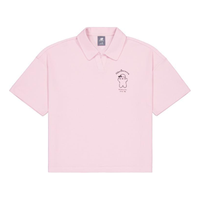 (WMNS) New Balance Graphic Polo Shirt Asia Sizing 'Pink' NFE27052-PK