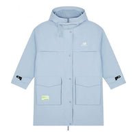 (WMNS) New Balance Big Pocket Solid Color Hooded Jacket Blue AWJ21304-BMT