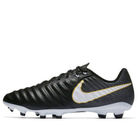 Nike Tiempo Ligera IV FG 'Black White Gold' 897744-002