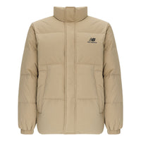 New Balance Logo Sports Down Jackets Asia Sizing 'Beige' AMJ24359-TWD
