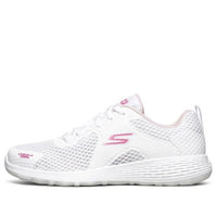 (WMNS) Skechers Go Walk Cool Running Shoes White/Pink 667081-WPK