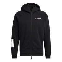 adidas Terrex Knit Fz Hooded Jacket 'Olive Green' HM9712