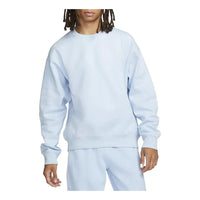 سويت شيرت Nike solo swoosh ذو رقبة دائرية "أزرق فاتح" DA0318-441