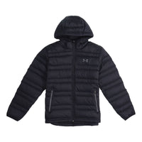 جاكيت شتوي بغطاء رأس من Under Armour Down "أسود" 1342738-001