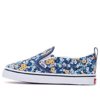 Vans Slip-On Low Tops Casual Skateboarding Shoes 'Blue Yellow' VN000UBSAS2