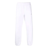 Men's Off-White FW21 Elastic Waistband Sports Pants/Trousers/Joggers White OMCH029C99FLE0040110