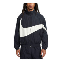 Nike Swoosh Woven Track Jacket 'Black' FB7877-010