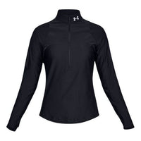 (WMNS) Under Armour Qualifier Hybrid 1/2 Zip Jacket 'Black' 1326512-001