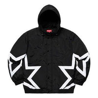 جاكيت Supreme SS19 Stars Puffy ذو الظهر الأسود بنقشة شعار كبيرة للجنسين SUP-SS19-339