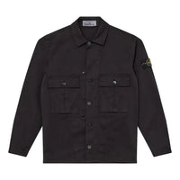 قميص خارجي من STONE ISLAND باللون الأسود 791510414-V0029