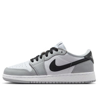 (GS) حذاء Air Jordan 1 Low OG "Barons" CZ0858-110