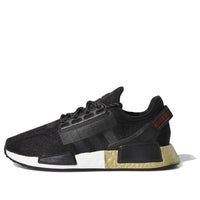 (GS) adidas NMD_R1 V2 J 'Black Gold Metallic' FW8048