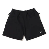 Nike Solid Color Logo Straight Loose Casual Shorts Asia Sizing 'Black' DV3056-010