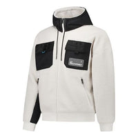 جاكيت Air Jordan 23 Engineered Fleece بغطاء رأس للرجال، بيج، CT3555-110