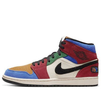حذاء Air Jordan 1 Mid x Blue The Great 'Fearless' CU2805-100