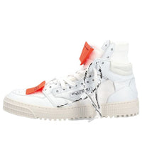 حذاء رياضي Off-White Off-Court 3.0 عالي الرقبة أبيض/برتقالي OMIA065F21LEA0020110