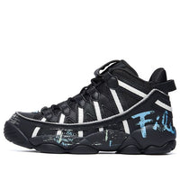 (WMNS) Fila Spaghetti VNTG GS أسود/أبيض/أزرق T12W041204FBK