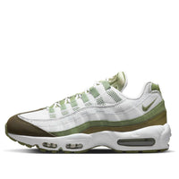 حذاء Nike Air Max 95 باللون الأبيض والأخضر الزيتي FD0780-100