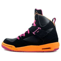 (GS) Air Jordan Flight 45 High 'Black Orange Purple' 524864-028