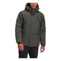 جاكيت adidas Outdoor Sports بغطاء رأس وبطانة باللون البني GK0669