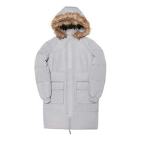 New Balance Parka Jacket 'Grey White' AMJ04361-GR