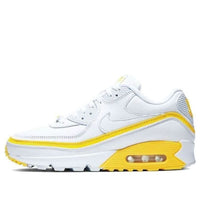 حذاء Nike x Undefeated Air Max 90 "أبيض وأصفر" CJ7197-101