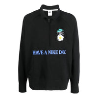 تيشيرت Nike Have A Nike Day نصف سحاب أسود DM5050-010