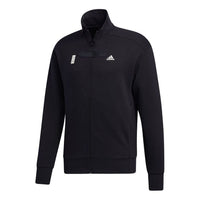 adidas WJ TT Cardigan Stand Collar Casual Sports Jacket Black GM4455