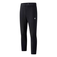 FILA Athletics Knit Straight Solid Color Gym Sports Pants Black A11M111604F-BK