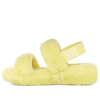 (WMNS) صندل UGG Oh Yeah ذو النعل السميك باللون الأصفر 1107953-MRT