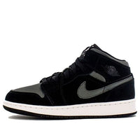 (GS) Air Jordan 1 Mid SE 'Black Anthracite' BQ6931-012