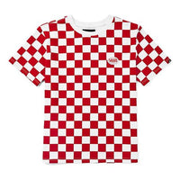 Men's Vans Grid Alphabet Short Sleeve Red VN0A54IDY0W