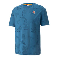 تيشيرت PUMA x GARFIELD مطبوع "Vallarta Blue" 534434-48