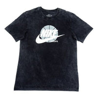 Nike Basketball Printing Pattern Short Sleeve Black CD1297-010
