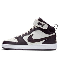 (GS) Nike Court Borough Mid 2 'White Burgundy' CD7782-126