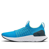 حذاء Nike React Phantom Run Flyknit 2 "Blue Orbit Vapor Green" CJ0277-402
