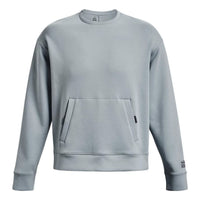 Under Armour Summit Fleece Knit Crew 'Grey Blue' 1377172-465