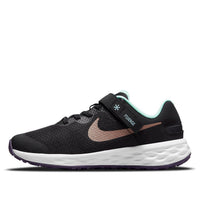 (GS) Nike Revolution 6 FlyEase 'أسود معدني أحمر برونزي' DD1113-005