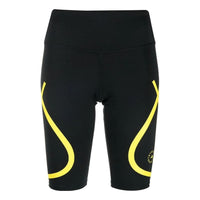 (WMNS) adidas by Stella McCartney TruePace Cycling Shorts 'Black Yellow' HI6058