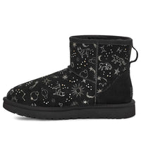(WMNS) حذاء UGG الكلاسيكي Zodiac Mini Snow Boots أسود 1112516-BLK
